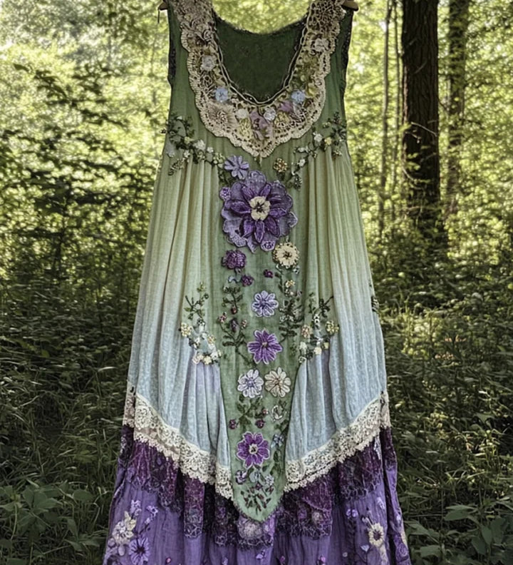 Evabella - Robe Bohème En Lin