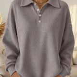 Ava - Pull Polo Doux Élégant