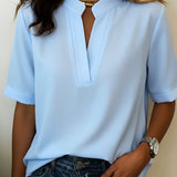 Élise - Blouse élégante au col raffiné
