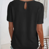 Noémie™ — T-shirt élégant à texture subtile