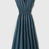 Lina — Robe en lin mélangé fluide et élégante
