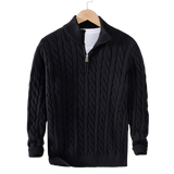 Anthony - Pull Torsadé Demi-Zip