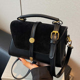 Élodie™ — Sac bandoulière carré chic contrasté