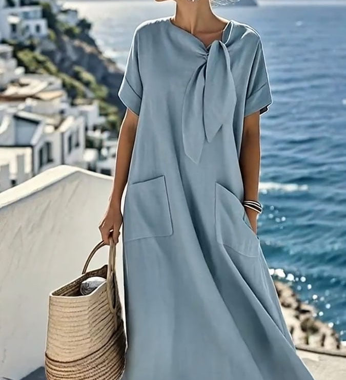 Mireille™ — Robe en coton fluide et estivale