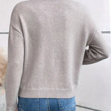 Céline | Pull Chic en Tricot avec Col en Dentelle Élégant