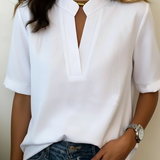 Élise — Blouse élégante au col raffiné