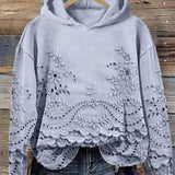 LÉONA™ | Sweat à Capuche Imprimé 3D – Confort & Style au Quotidien