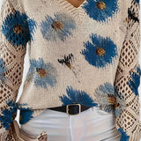 Aurélie - Cardigan Floral Léger
