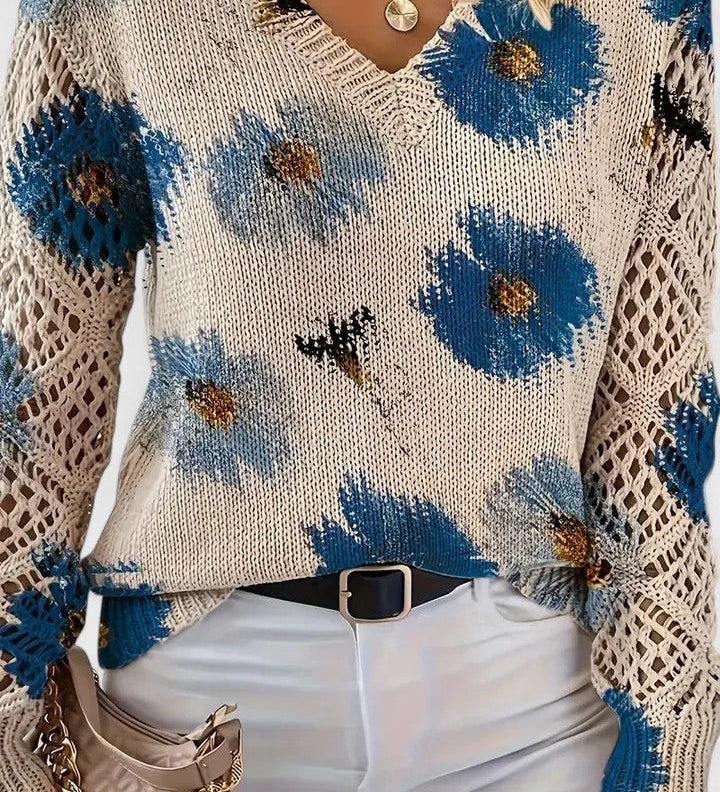 Aurélie - Cardigan Floral Léger