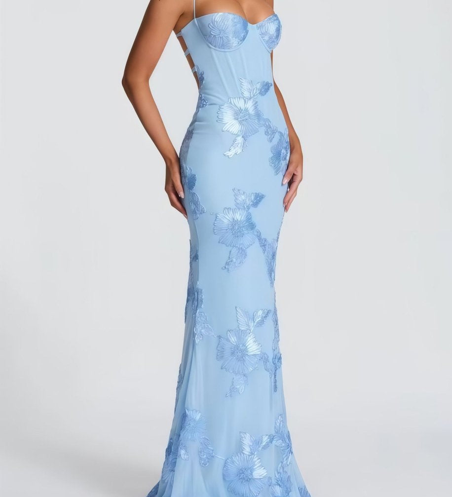 Robe | Maxi Ajustée en Dentelle