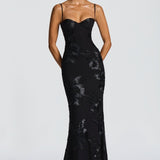 Robe | Maxi Ajustée en Dentelle