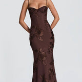 Robe | Maxi Ajustée en Dentelle