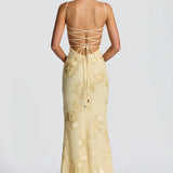 Robe | Maxi Ajustée en Dentelle
