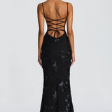 Robe | Maxi Ajustée en Dentelle