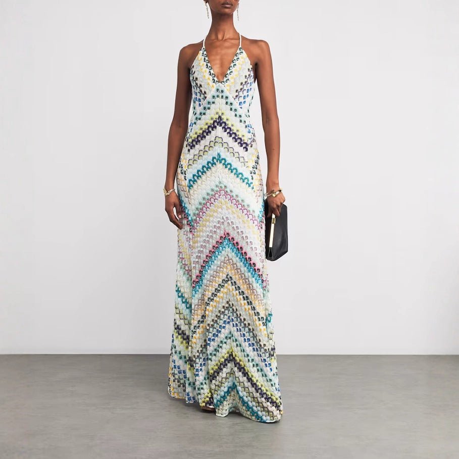 Graphique | Robe Maxi Ajustée