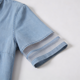Bretagne - Élégante Robe en Jean