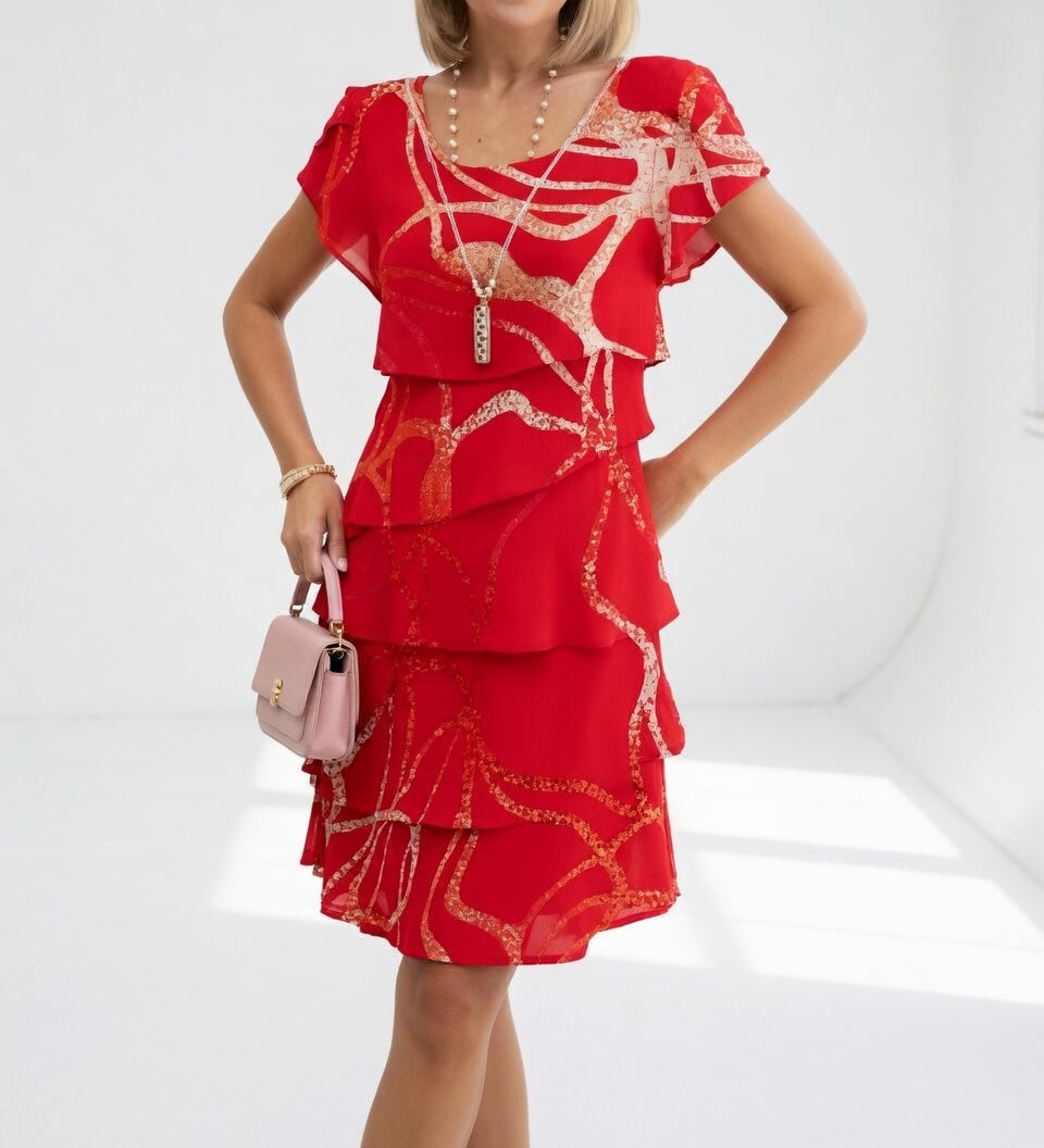 Floréline™ — Robe florale légère élégante estivale