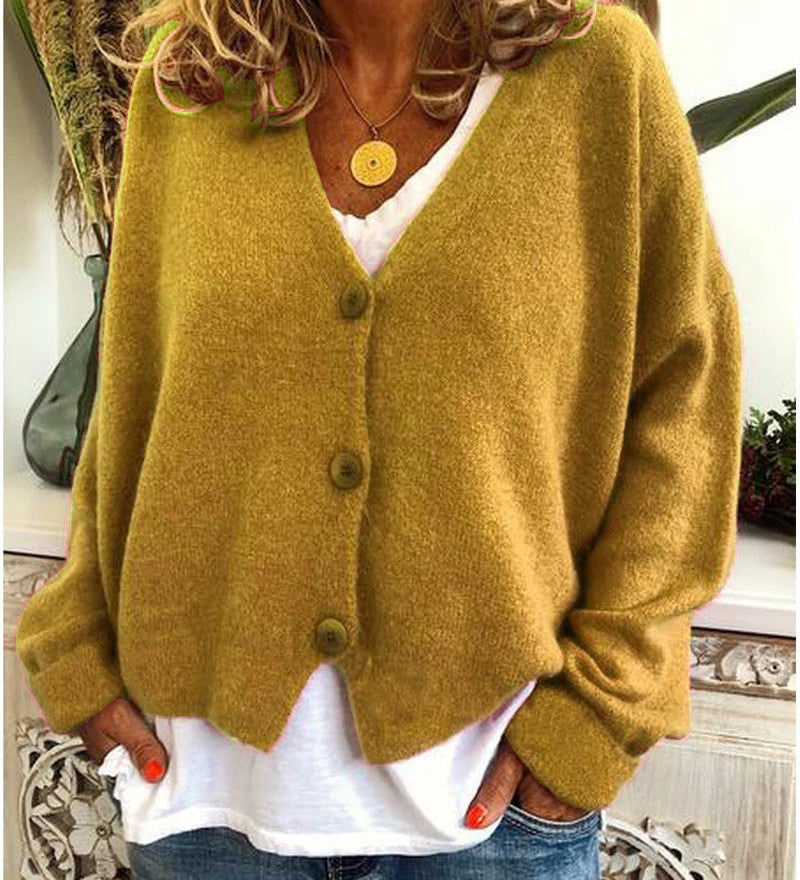 Scarlett - Élégant Cardigan Tricoté