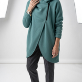 Doriane™ — Sweat zippé asymétrique douillet style urbain