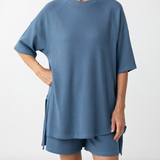 Louisette™ — Ensemble t-shirt oversize short confort décontracté