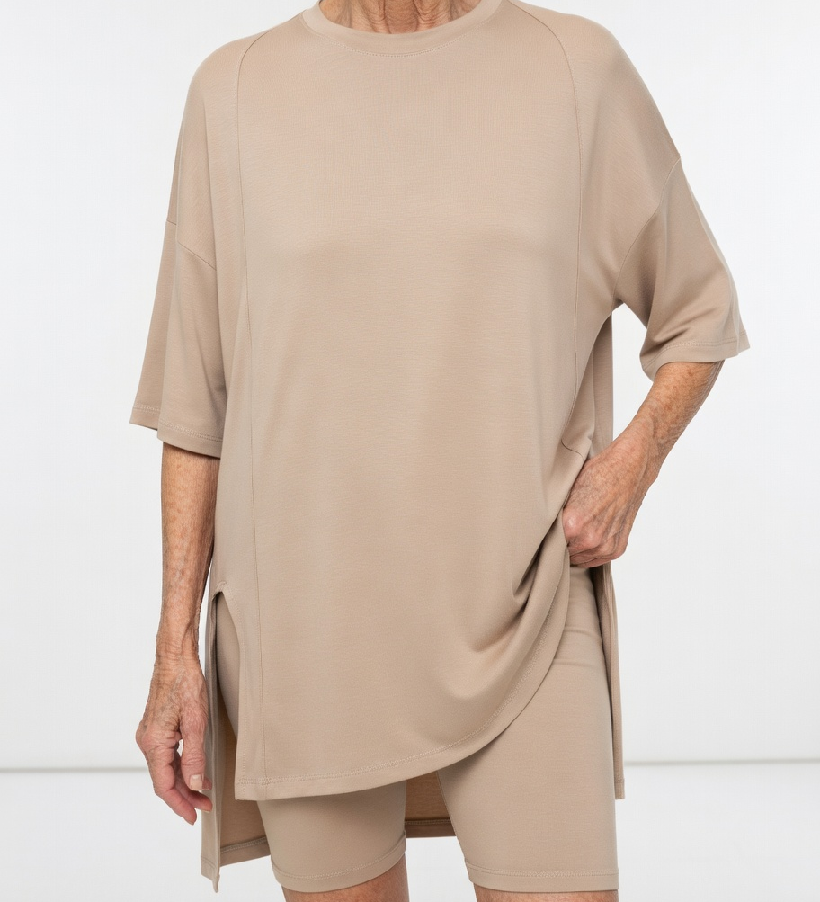 Louisette™ — Ensemble t-shirt oversize short confort décontracté