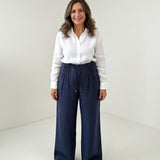 Zofia — Pantalon large en coton léger