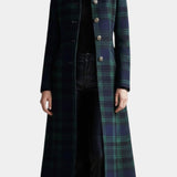 Madeleine™ — Manteau mi-long carreaux élégant
