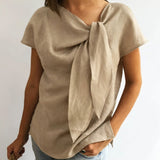 Elisa™ — Blouse élégante à nœud