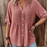 Lucienne™ — Blouse élégante en coton au charme naturel