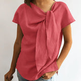 Elisa™ — Blouse élégante à nœud