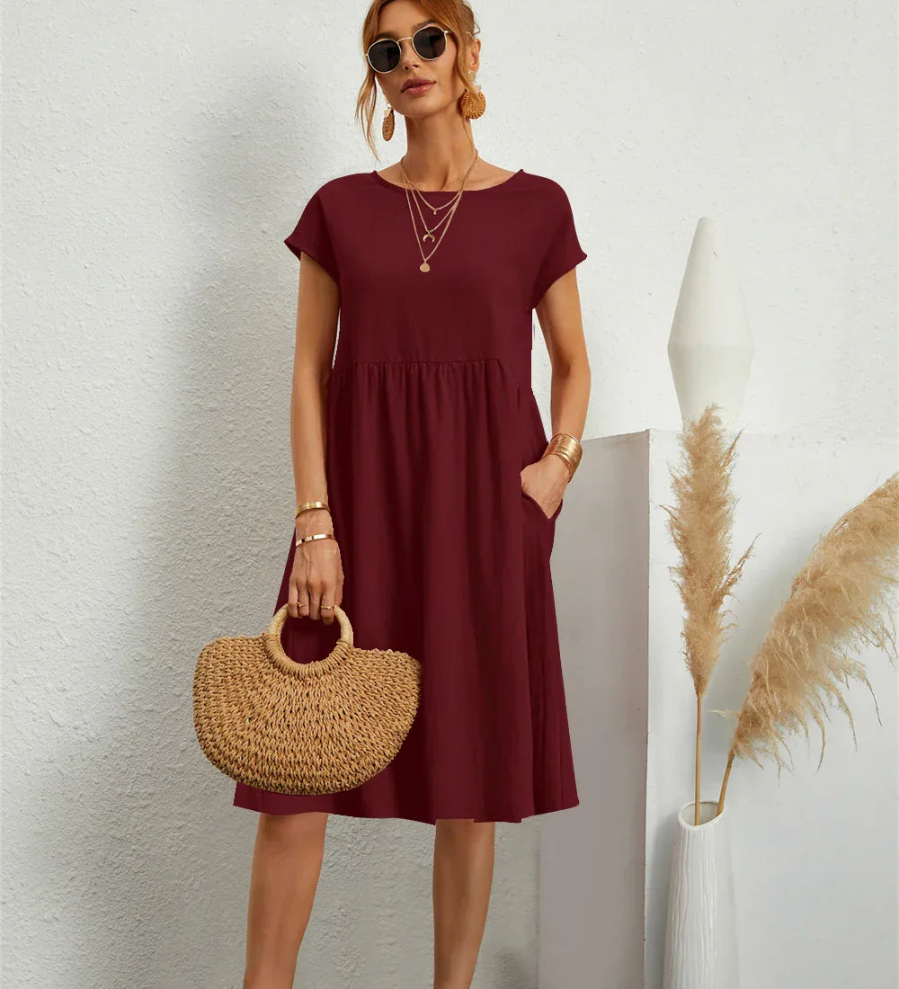 Sage - Robe Décontractée Chic