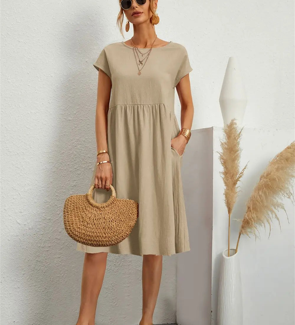 Sage - Robe Décontractée Chic