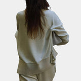 Élodie™ | Ensemble lounge doux deux-pièces : pull avec pantalon assorti