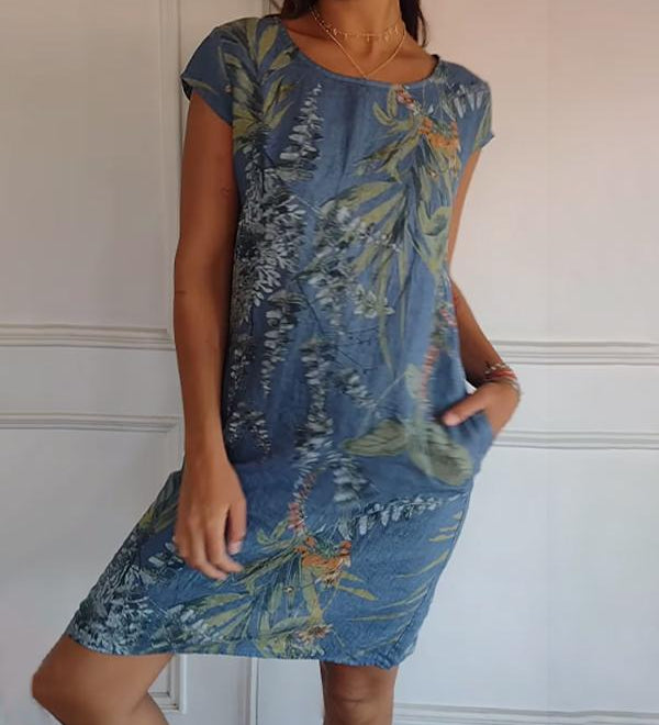 Annelyn - Robe Décontractée Élégante