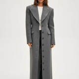Hélène™ | manteau long élégant silhouette féminine