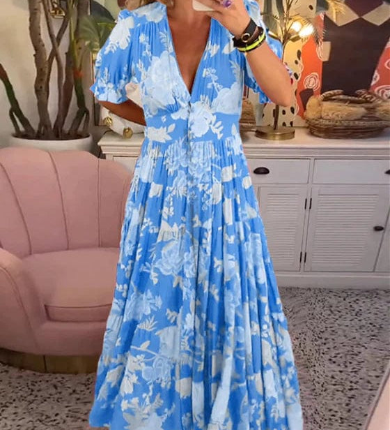 Sicile — Robe d’été fluide et élégante