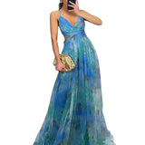 Émilienne™ — Robe longue artistique à effet fluide