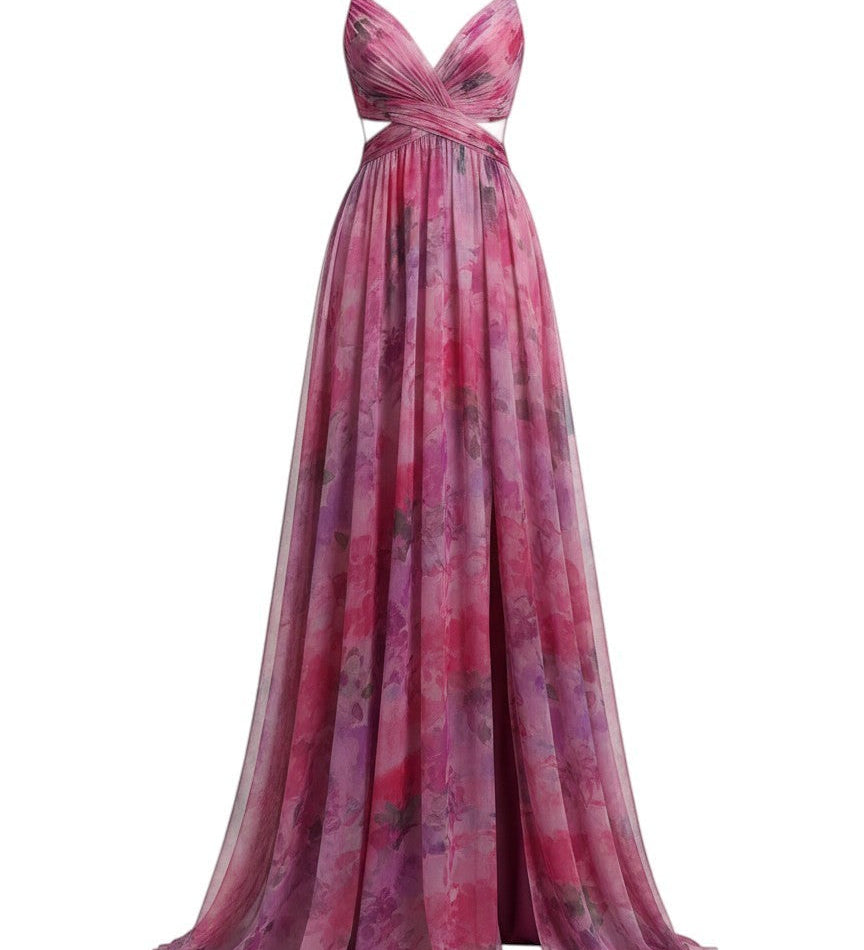 Émilienne™ — Robe longue artistique à effet fluide