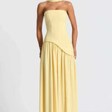 Robe Maxi | Fente et Détail Drapé