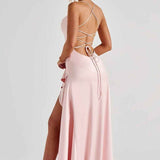 Élise | Robe Maxi à Finitions Volants