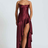 Élise | Robe Maxi à Finitions Volants