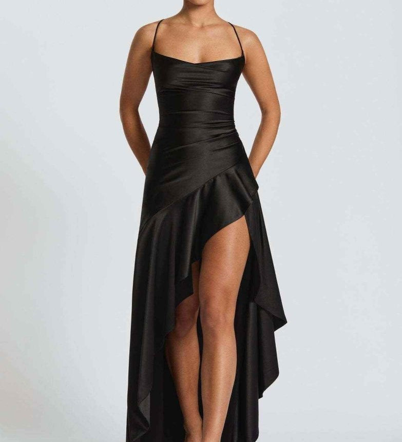 Élise | Robe Maxi à Finitions Volants