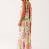 Flora | Robe Maxi Imprimée d'Été