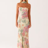 Flora | Robe Maxi Imprimée d'Été