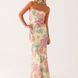 Flora | Robe Maxi Imprimée d'Été