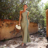 Robe Midi | Découpe Élégante au Dos