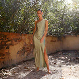 Robe Midi | Découpe Élégante au Dos
