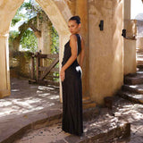 Robe Midi | Découpe Élégante au Dos