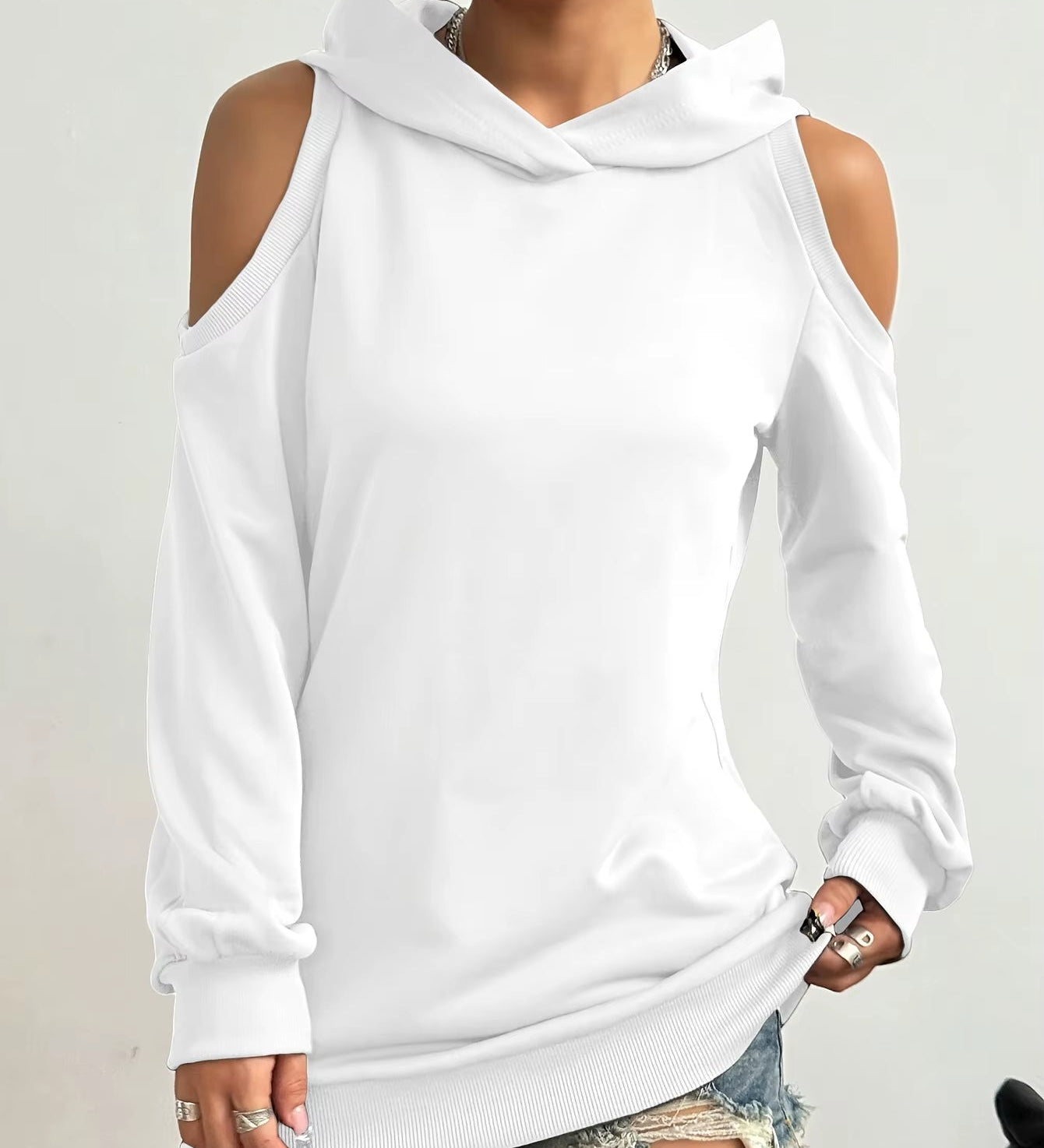 Camélia™ — Sweat élégant aux épaules ajourées