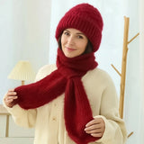 Marie-Claire™ | Ensemble bonnet & écharpe chaud et élégant